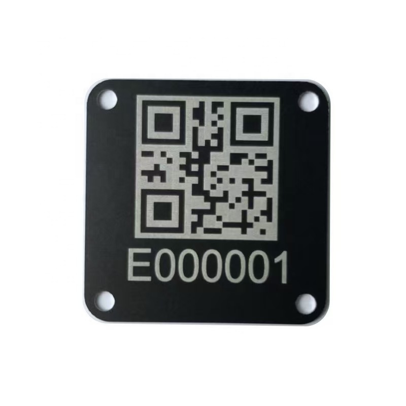Laser marking on anodised aluminium